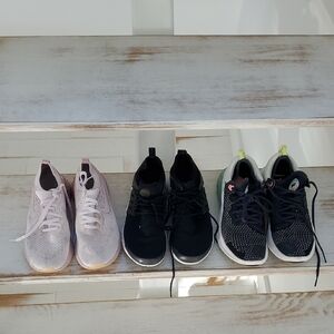 Nike Sneaker bundle women - Pink, Black, and Green